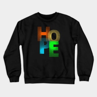 Ethereal Threads: A Tapestry of Hope Crewneck Sweatshirt